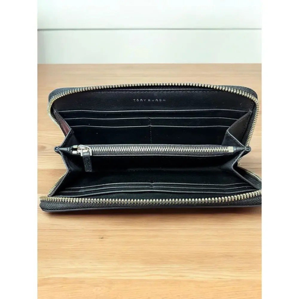 Tory Burch Robinson Snake Skin Embossed Continental Wallet